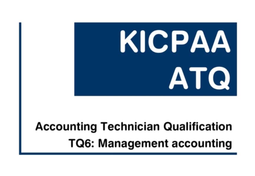 TQ6: Management accounting
